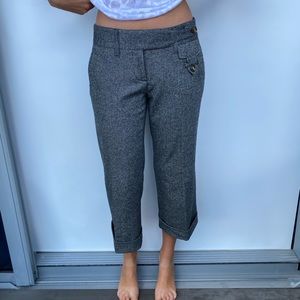 DOLCE & GABBANA GREY CAPRI TROUSERS
